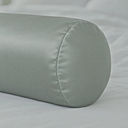 Bamboo is Better Cooling Bamboo Travel Pillowcase, Silver – seam close-up