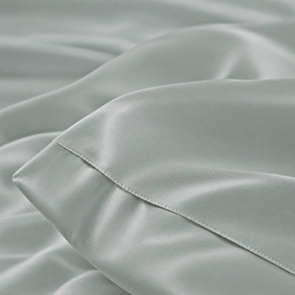 Bamboo is Better Cooling Bamboo Travel Pillowcase, Silver – fabric close-up