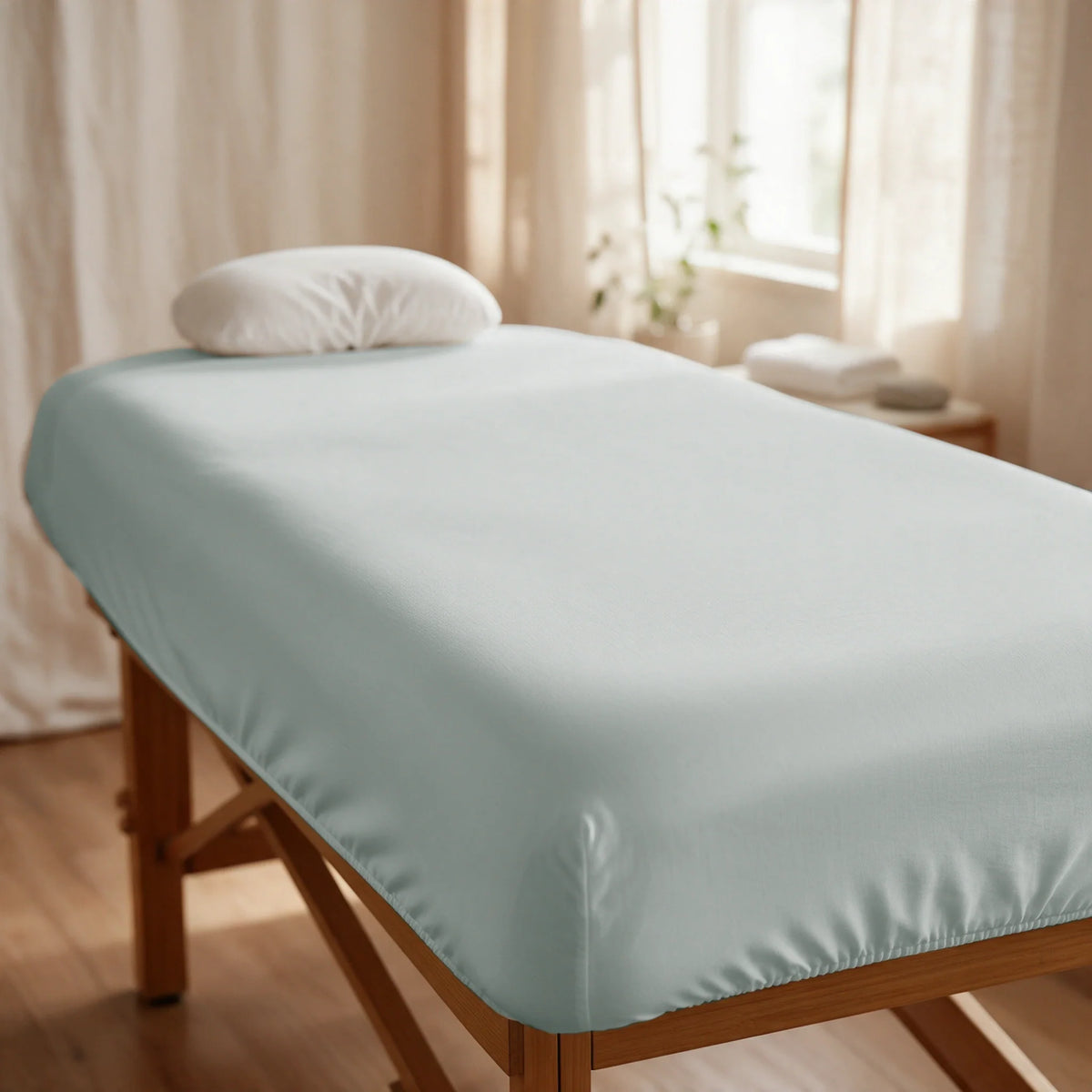 Bamboo is Better Cooling Bamboo Spa Fitted Sheet, Silver – product photo