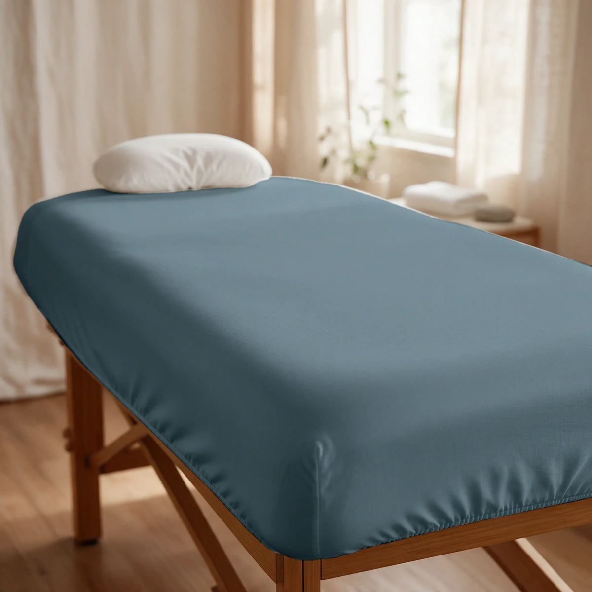Bamboo is Better Cooling Bamboo Spa Fitted Sheet, Slate – product photo
