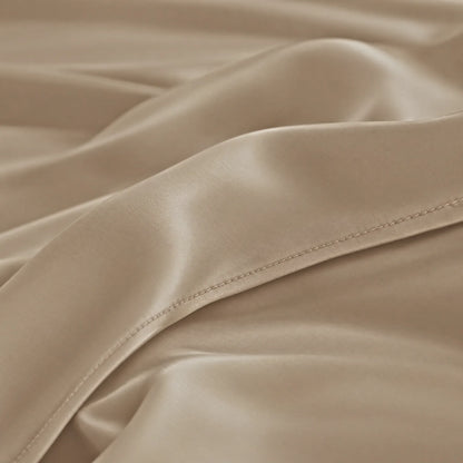 Bamboo is Better Cooling Bamboo Travel Pillowcase, Taupe – fabric close-up