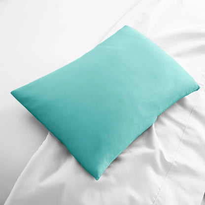 Bamboo is Better Cooling Bamboo Travel Pillowcase, Tiffany Blue – product photo