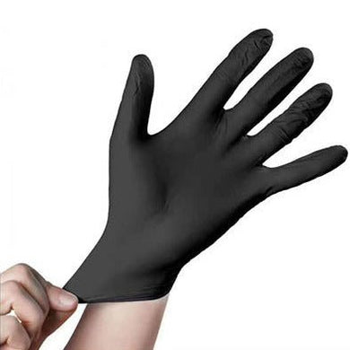 1,000 Black Nitrile Examination Gloves (Case) - DMB Supply