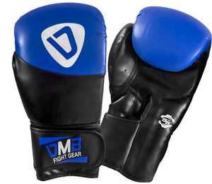 DMB Professional Blue Boxing Leather Gloves - DMB Supply