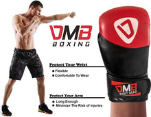 Load image into Gallery viewer, DMB Professional Red Boxing Leather Gloves - DMB Supply
